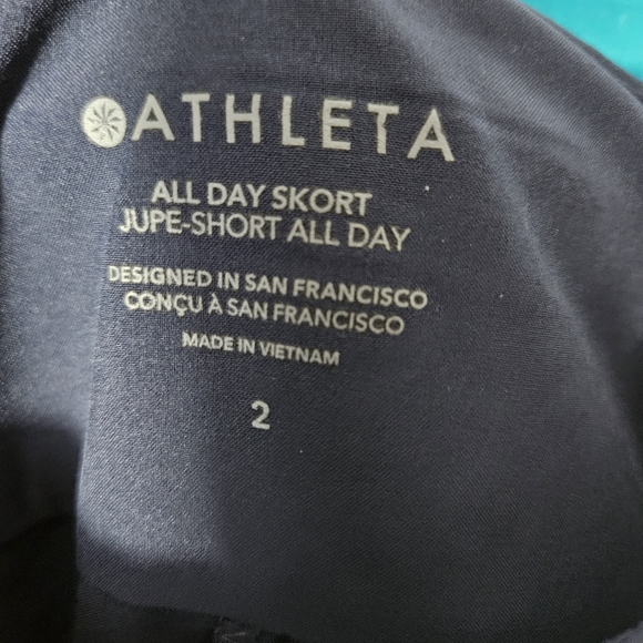Athleta Women's All Day Skort Navy Size 2 - Picture 4 of 16